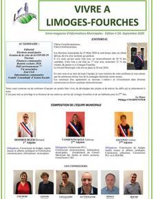 Vivre à Limoges-Fourches n°26 - Septembre 2020