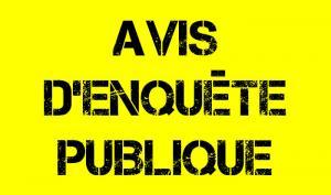 Visuel jaune enquête publique