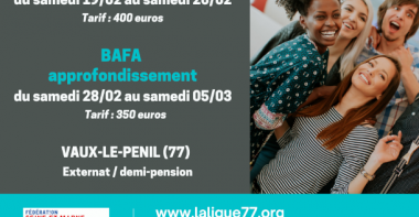 Affiche BAFA hiver 2022