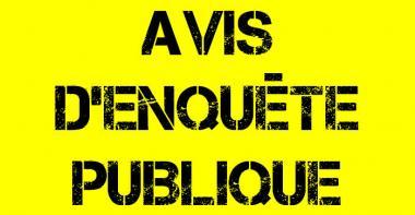 Visuel jaune enquête publique
