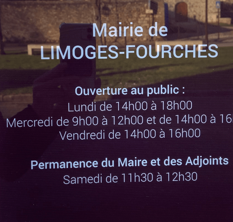 Plaque de la Mairie